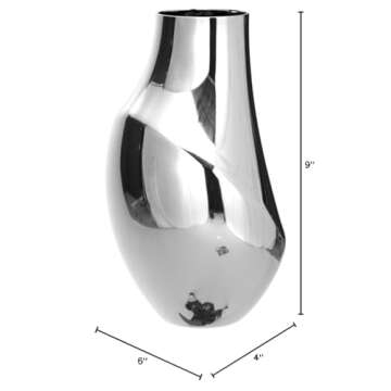 Georg Jensen Flora Medium Stainless Steel Vase