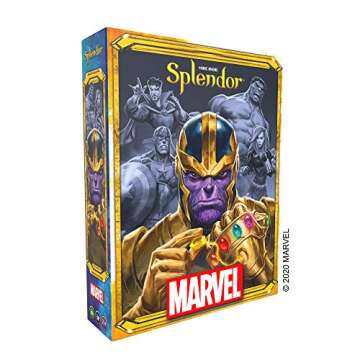 Marvel Splendor Board Game - Strategy Game for Kids and Adults, Fun Family Game Night Entertainment, Ages 10+, 2-4 Players, 30-Minute Playtime, Made by Space Cowboys