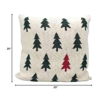 Ariza Sleep Trees Forest Accent Pillow - 100% Cotton with Polyester Fill 20X20