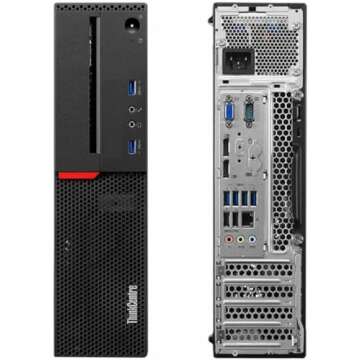 Lenovo ThinkCentre M800 SFF Desktop Computer with 24" FHD Monitor Bundle PC Set, Quad Core i5-6500 up to 3.6 GHz, 16GB RAM, 1TB SSD, Keyboard and Mouse, WiFi, BT, Windows 10 Pro (Renewed)