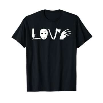 I love Horror Movies T-Shirt - Scary Movie Shirt T-Shirt