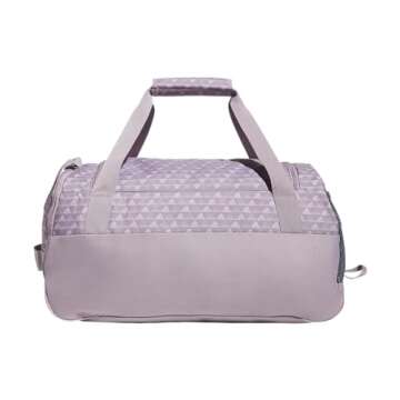 Adidas Squad 5 Duffel Bag in Fig Purple & Grey