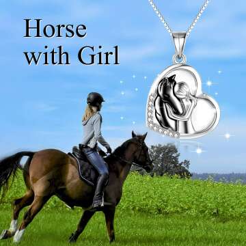 YFN Horse Pendant Necklace