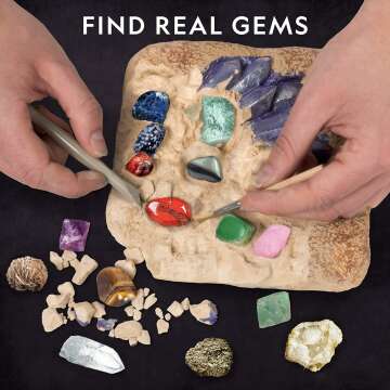 Dig Up Real Gemstones with National Geographic Mega Kit