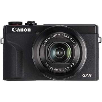 Canon PowerShot G7 X Mark III Digital Camera - 4K, Wi-Fi, LCD - Renewed