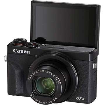 Canon G7 X Mark III - 4K Video, Wi-Fi, Touchscreen