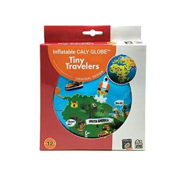 TEDCO 12" Tiny Travelers Inflatable Globe - Discover Cultures, Languages and More …