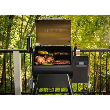 Traeger Grills Pro 575 Electric Wood Pellet Grill and Smoker with WiFi and App Connectivity, Bronze