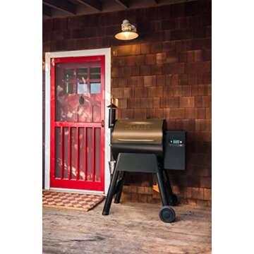 Traeger Grills Pro 575 Electric Wood Pellet Grill and Smoker with WiFi and App Connectivity, Bronze