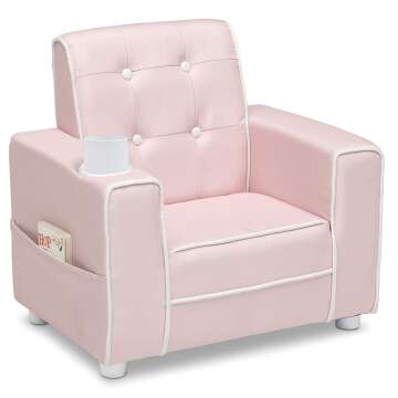Pink Kids Upholstered Chair