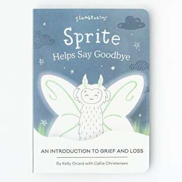 Slumberkins Snuggler & Board Book | Supports Grief & Loss, Acceptance & Resilience | Social Emotional Learning Tools for Ages 0+ (Sprite)