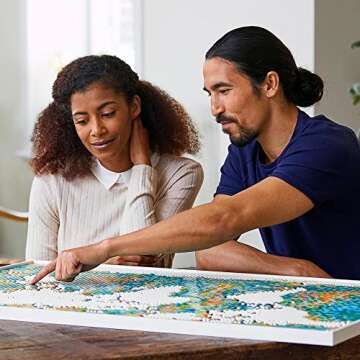 LEGO® Art World Map 31203 Building Kit; Meaningful, Collectible Wall Art for DIY and Map Enthusiasts