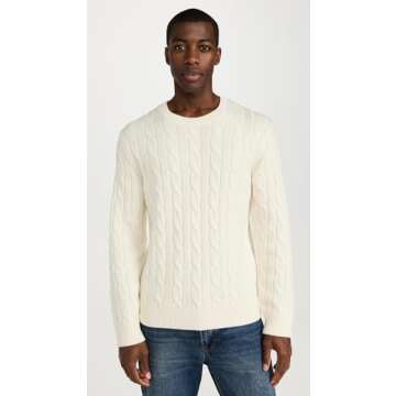 Theory Men's Cable Knit Sweater