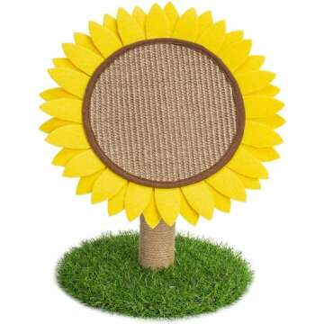 Sunflower Cat Scratching Post