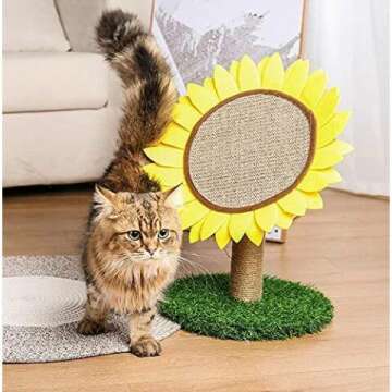 Sunflower Cat Scratching Post