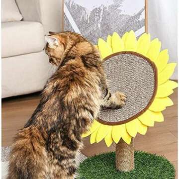 Sunflower Cat Scratching Post