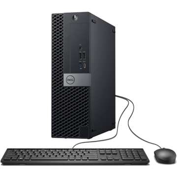 Dell OptiPlex 7050 SFF Desktop & 24" Monitor Bundle