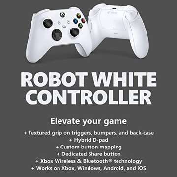 Xbox Core Wireless Gaming Controller - Robot White for All Devices