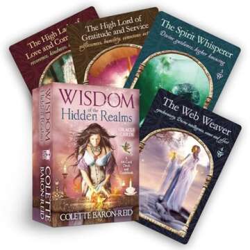 Wisdom of the Hidden Realms Oracle Cards: A 44-Card Deck and Guidebook for Spiritual Guidance, Peace, Happiness, and Prosp erity