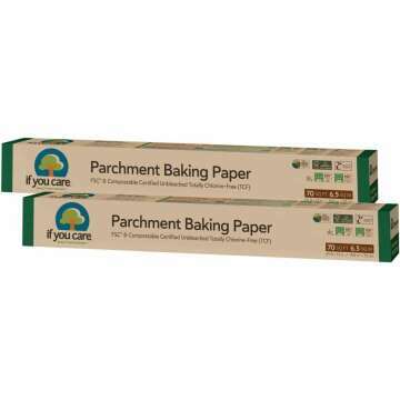 If You Care Unbleached Parchment Baking Paper, 2 Rolls