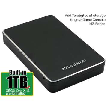 Avoluxion M2 Series 1TB USB 3.0 Portable Drive