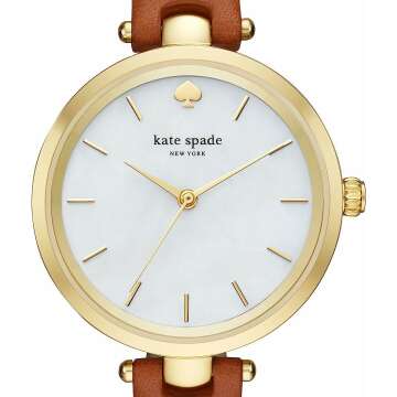 Kate Spade Gold & Brown Women's Holland Watch