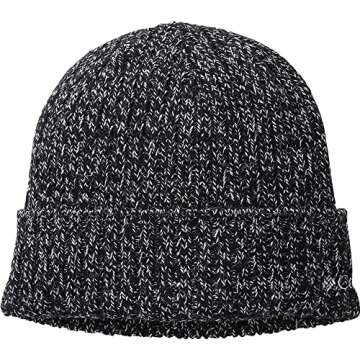 Columbia Men's Watch Cap, Black and White Marled, One Size