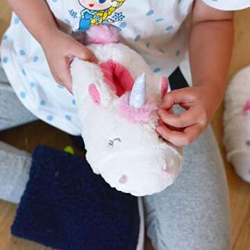 Cozy Unicorn House Slippers for Girls - LA PLAGE