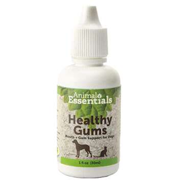 Animal Essentials Healthy Gums for Dogs & Cats - Dental Care, Mouth & Gum Support, Dental Drops, All Natural Pet Supplement, Oral Care - 1 Fl Oz