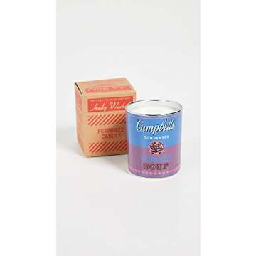 Andy Warhol Scented Campbell's Soup Can Candle — Blue / Purple (Fig & Tree Scent)