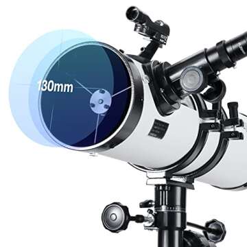 130EQ Reflector Telescope with Barlow Lens & Filters