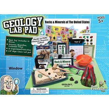 Ben Franklin Toys Geology Lab Pad Science Kit