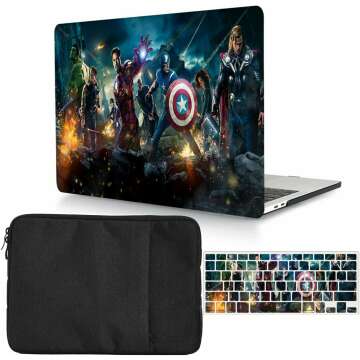 Avengers Case for MacBook Air 13" 2018-2020 - Hard Shell & Bag