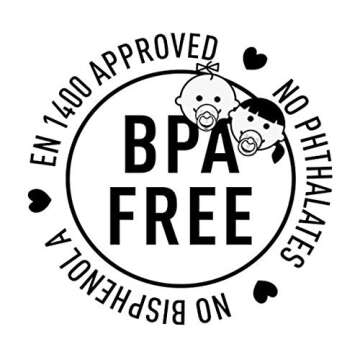 BIBS Baby Pacifier | BPA-Free Natural Rubber | Made in Denmark | Blush/Black Size 1 (Pack of 2)