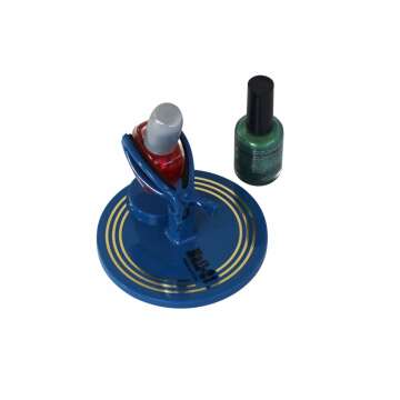 Hands Free Nail Polish Holder - Aqua Color