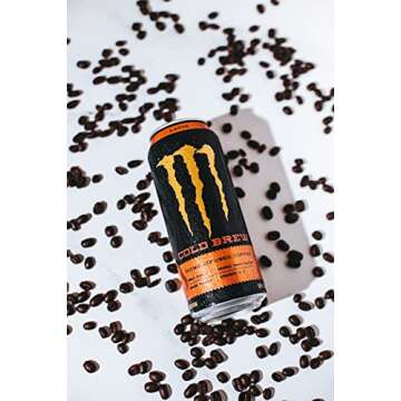 Monster Energy Java Nitro Cold Brew Latte, Coffee + Energy Drink, 13.5 Ounce (pack of 12)