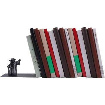 Heavy-Duty Metal Bookend for Office & Home Use