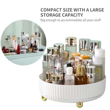 Funest Rotating Makeup Perfume Organizer with Large Capacity