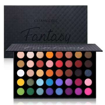 Vibrant Eye Makeup Palette with Matte & Shimmer Shades