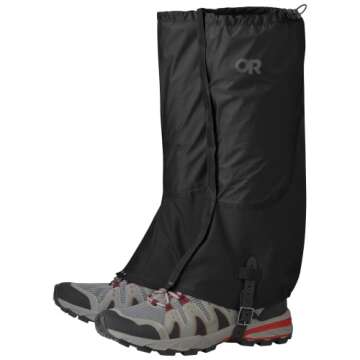 Outdoor Research Men’s Helium Leg Gaiters – Breathable & Lightweight Waterproof Leg Gaiters