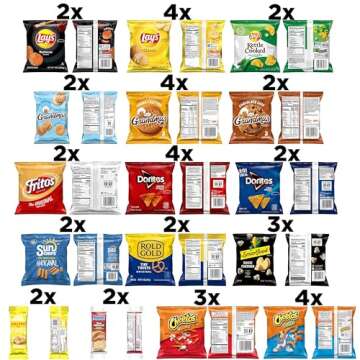 Frito Lay Ultimate Classic Snacks 40-Pack Variety Assortment