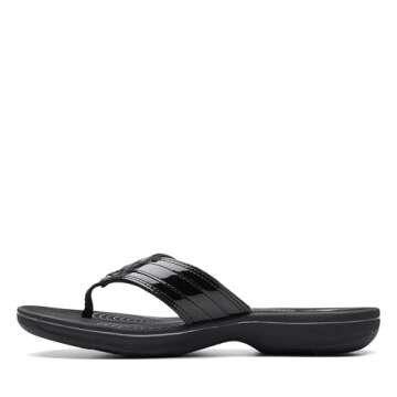 Clarks Breeze Sea Flip-Flop for Women in Black