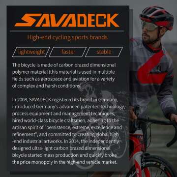 SAVADECK Carbon Disc Road Bike for Speed & Comfort