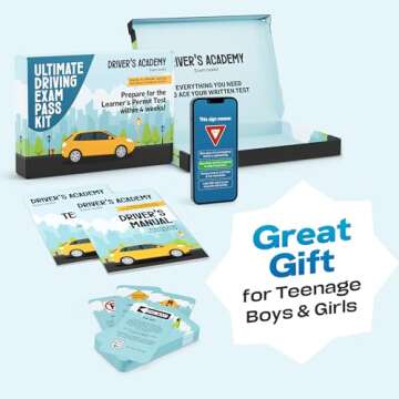 Driving Exam Pass Kit - Gift for Teen Boys and Girls 15-18 Year Old