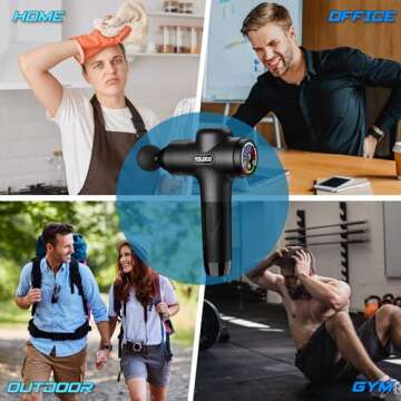 TOLOCO Deep Tissue Massage Gun for Muscle Relief