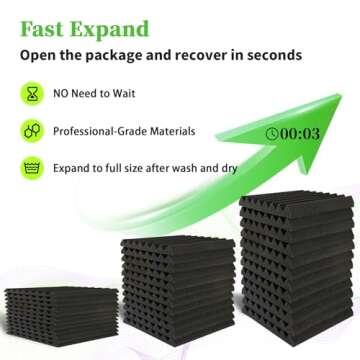 Sound Proof Acoustic Foam Panels for Studios and Offices