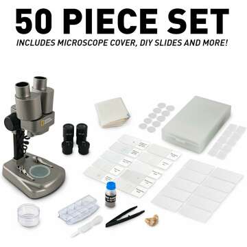 National Geographic Microscope Science Kit for Kids