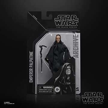 STAR WARS The Black Series Archive Emperor Palpatine Toy 6-Inch-Scale Return of The Jedi Collectible Figure, Kids Ages 4 and Up, (F4366)