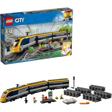 LEGO City Passenger Train Building Kit - 677 Pieces for Fun Adventures