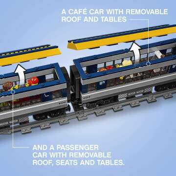 LEGO City Passenger Train 60197 - 677 Piece Kit